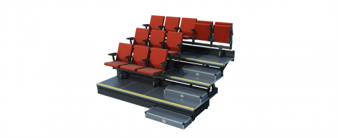 奇雅后置伸缩看台