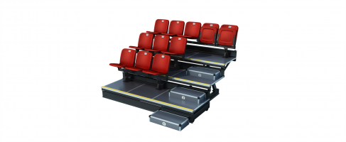 斐特后置伸缩看台